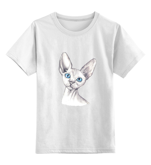 Заказать детскую футболку в Москве. Детская футболка классическая унисекс cats от Дюкова - готовые дизайны и нанесение принтов.