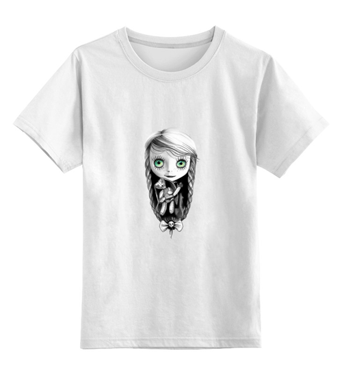 Заказать детскую футболку в Москве. Детская футболка классическая унисекс Милашка от Ivan Joh - готовые дизайны и нанесение принтов.
