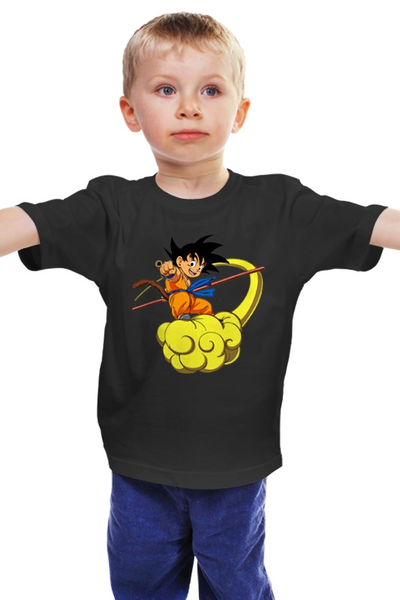 Заказать детскую футболку в Москве. Детская футболка классическая унисекс dragon ball от Y L - готовые дизайны и нанесение принтов.