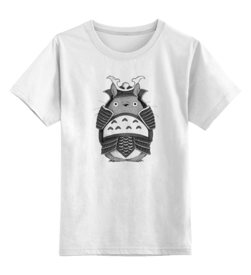 Заказать детскую футболку в Москве. Детская футболка классическая унисекс Тоторо Самурай от totorian - готовые дизайны и нанесение принтов.