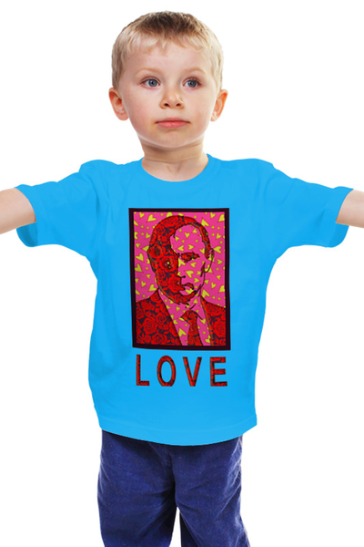 Заказать детскую футболку в Москве. Детская футболка классическая унисекс ValenPutin от Pinky-Winky - готовые дизайны и нанесение принтов.