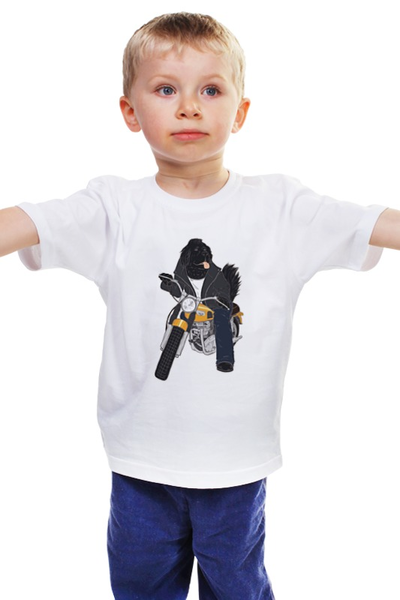 Заказать детскую футболку в Москве. Детская футболка классическая унисекс Рокер  от T-shirt print  - готовые дизайны и нанесение принтов.