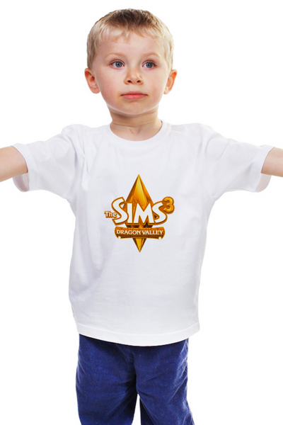Заказать детскую футболку в Москве. Детская футболка классическая унисекс The Sims 3 от THE_NISE  - готовые дизайны и нанесение принтов.