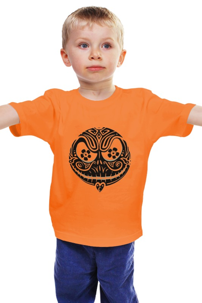 Заказать детскую футболку в Москве. Детская футболка классическая унисекс Skellengton Muertos от skynatural - готовые дизайны и нанесение принтов.