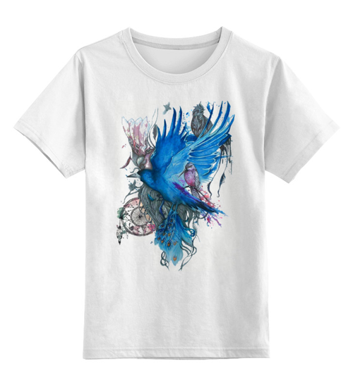 Заказать детскую футболку в Москве. Детская футболка классическая унисекс ART ZOO от yuricks - готовые дизайны и нанесение принтов.