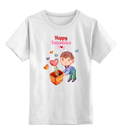 Заказать детскую футболку в Москве. Детская футболка классическая унисекс valentine t-shirt 4 от rancid - готовые дизайны и нанесение принтов.