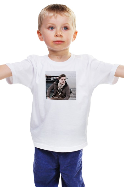 Заказать детскую футболку в Москве. Детская футболка классическая унисекс Cole Sprouse от Polilog - готовые дизайны и нанесение принтов.