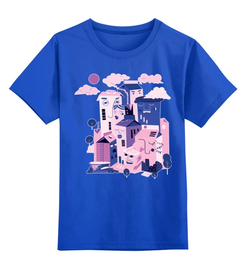 Заказать детскую футболку в Москве. Детская футболка классическая унисекс Йогуртбург от Соль  - готовые дизайны и нанесение принтов.