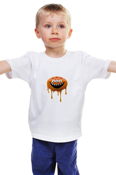 Заказать детскую футболку в Москве. Детская футболка классическая унисекс Глазастик от nastya___ - готовые дизайны и нанесение принтов.