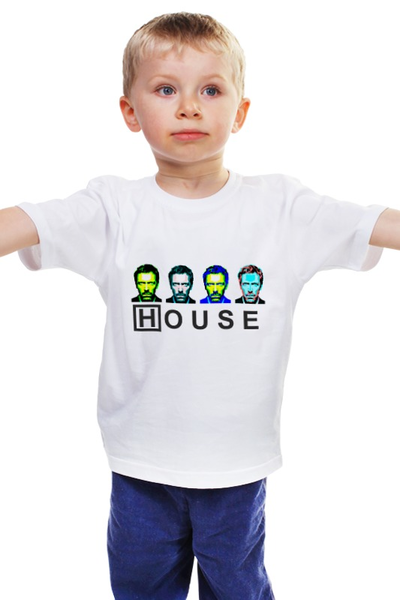 Заказать детскую футболку в Москве. Детская футболка классическая унисекс Dr. House_3 от panopticum - готовые дизайны и нанесение принтов.