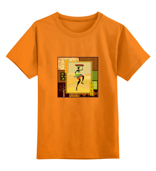 Заказать детскую футболку в Москве. Детская футболка классическая унисекс Африка 3 от Виктор Гришин - готовые дизайны и нанесение принтов.
