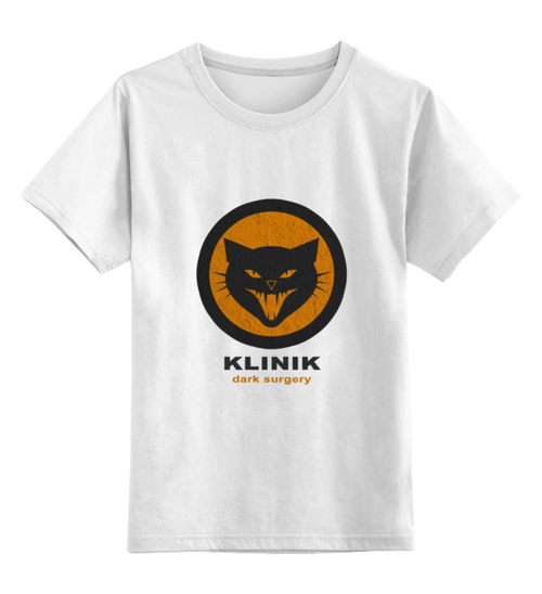 Заказать детскую футболку в Москве. Детская футболка классическая унисекс Klinik / Dark Surgery от OEX design - готовые дизайны и нанесение принтов.