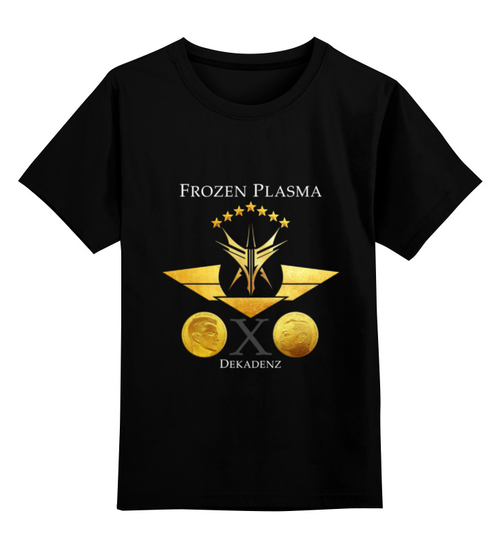 Заказать детскую футболку в Москве. Детская футболка классическая унисекс Frozen Plasma / Dekadenz от OEX design - готовые дизайны и нанесение принтов.