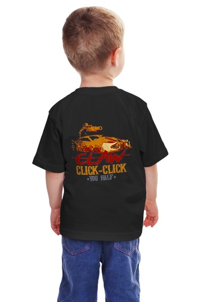 Заказать детскую футболку в Москве. Детская футболка классическая унисекс C l a w от nonstop1899 - готовые дизайны и нанесение принтов.