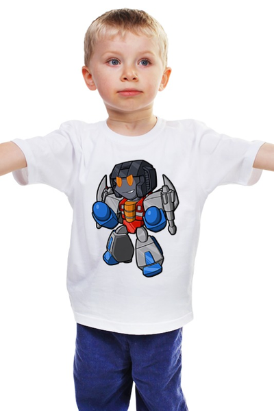 Заказать детскую футболку в Москве. Детская футболка классическая унисекс Трансформеры от aleks_say - готовые дизайны и нанесение принтов.