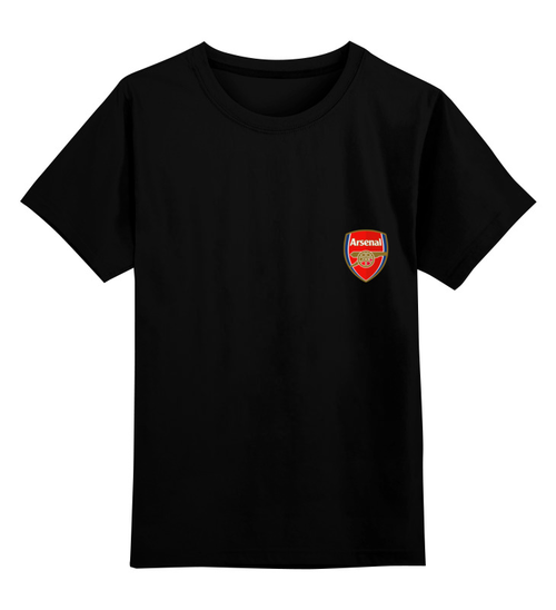 Заказать детскую футболку в Москве. Детская футболка классическая унисекс Арсенал(Arsenal) от Ника - готовые дизайны и нанесение принтов.