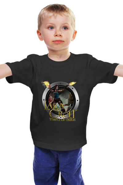 Заказать детскую футболку в Москве. Детская футболка классическая унисекс Lara Croft от THE_NISE  - готовые дизайны и нанесение принтов.
