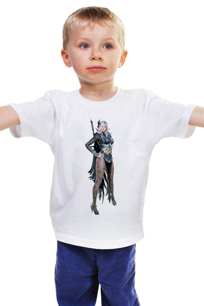 Заказать детскую футболку в Москве. Детская футболка классическая унисекс Black Desert от Ирина - готовые дизайны и нанесение принтов.