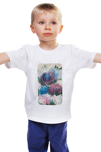 Заказать детскую футболку в Москве. Детская футболка классическая унисекс Asters от v.art@live.it - готовые дизайны и нанесение принтов.
