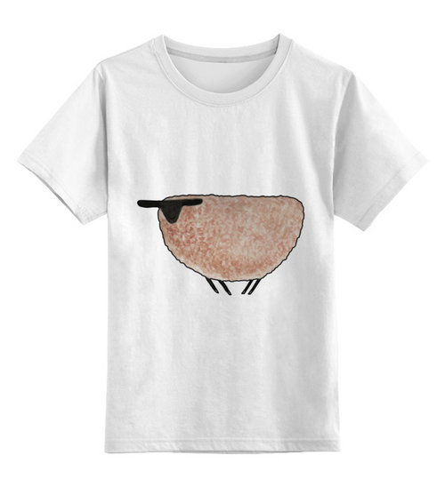 Заказать детскую футболку в Москве. Детская футболка классическая унисекс SHEEP ONE от polinanikm@gmail.com - готовые дизайны и нанесение принтов.