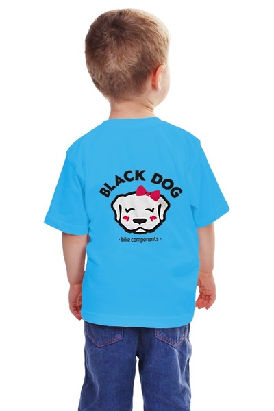 Заказать детскую футболку в Москве. Детская футболка классическая унисекс BlackDog от Ксеня Мизякина - готовые дизайны и нанесение принтов.