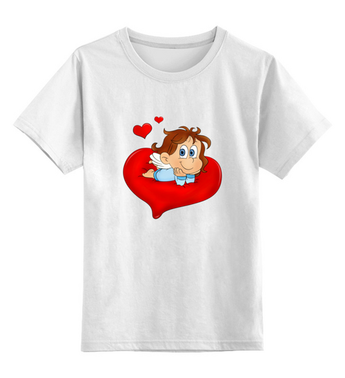Заказать детскую футболку в Москве. Детская футболка классическая унисекс День Валентина от THE_NISE  - готовые дизайны и нанесение принтов.