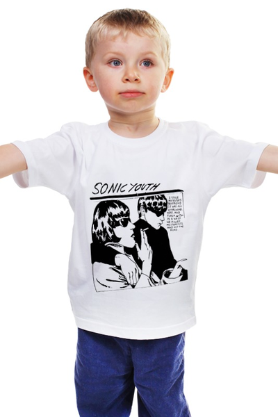 Заказать детскую футболку в Москве. Детская футболка классическая унисекс Sonic Youth-Goo от CaseyBe - готовые дизайны и нанесение принтов.
