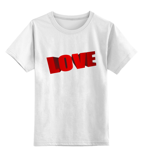 Заказать детскую футболку в Москве. Детская футболка классическая унисекс День влюбленных от THE_NISE  - готовые дизайны и нанесение принтов.