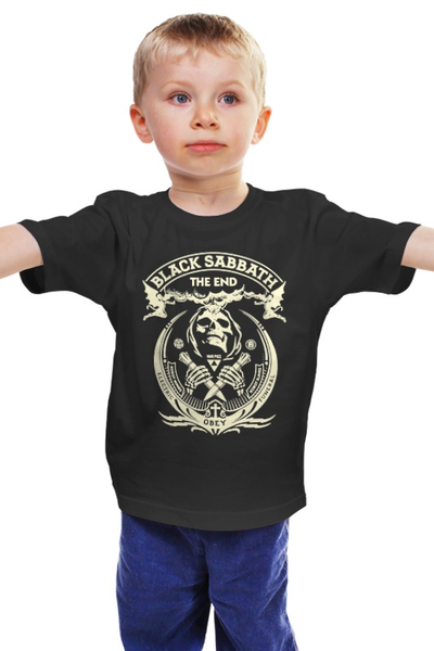 Заказать детскую футболку в Москве. Детская футболка классическая унисекс Black Sabbath от geekbox - готовые дизайны и нанесение принтов.