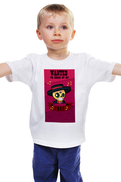 Заказать детскую футболку в Москве. Детская футболка классическая унисекс бравл старс от queen  - готовые дизайны и нанесение принтов.