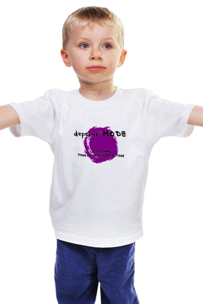 Заказать детскую футболку в Москве. Детская футболка классическая унисекс Depeche Mode SOFAD от Black Pimpf - готовые дизайны и нанесение принтов.