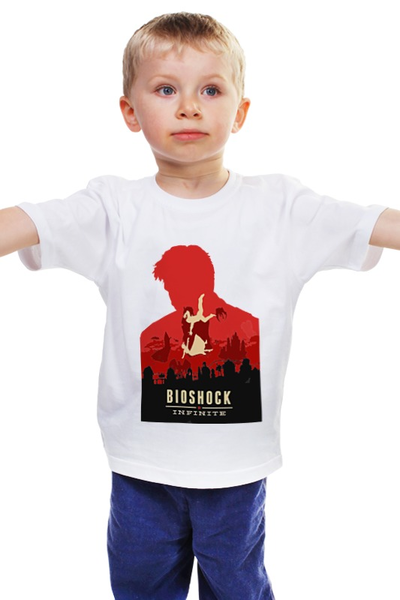 Заказать детскую футболку в Москве. Детская футболка классическая унисекс Bioshock - Букер ДеВитт от priceless - готовые дизайны и нанесение принтов.
