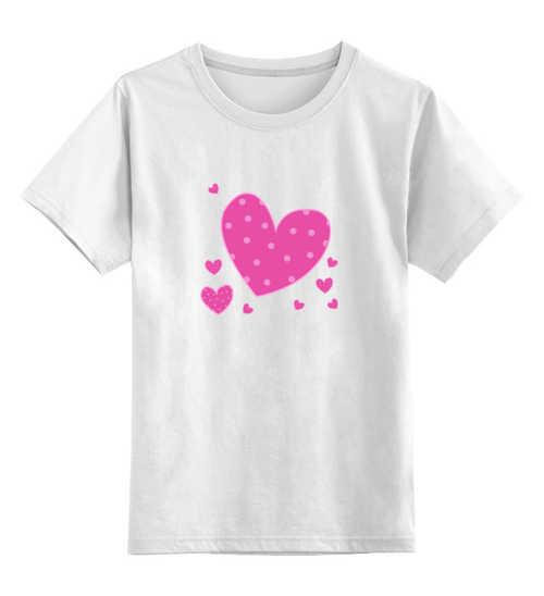 Заказать детскую футболку в Москве. Детская футболка классическая унисекс "LOVE" от Abstractiya - готовые дизайны и нанесение принтов.