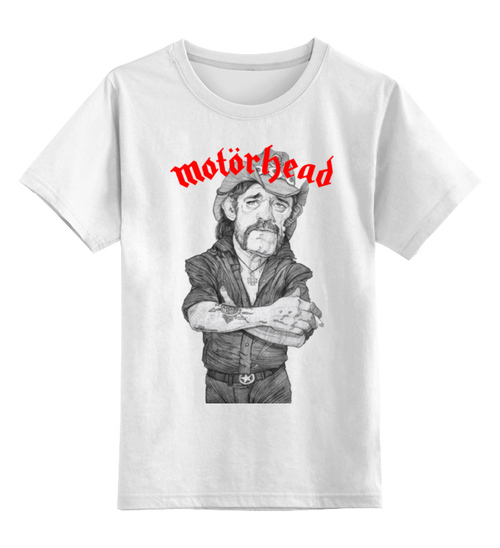 Заказать детскую футболку в Москве. Детская футболка классическая унисекс Motorhead от Leichenwagen - готовые дизайны и нанесение принтов.