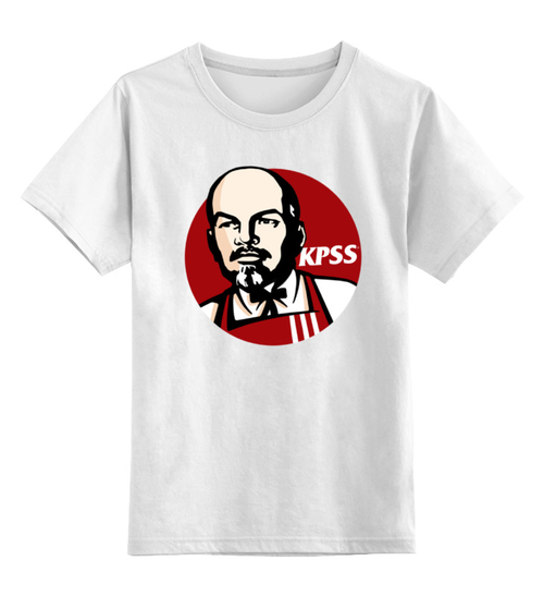 Заказать детскую футболку в Москве. Детская футболка классическая унисекс КПСС STYLE от Майк Блумэн - готовые дизайны и нанесение принтов.