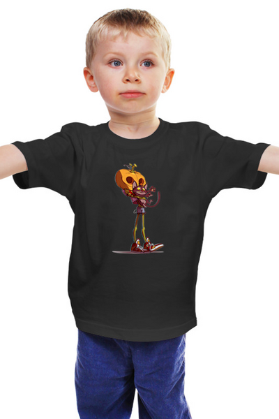 Заказать детскую футболку в Москве. Детская футболка классическая унисекс Хэллоуин от Дана Столыпина - готовые дизайны и нанесение принтов.