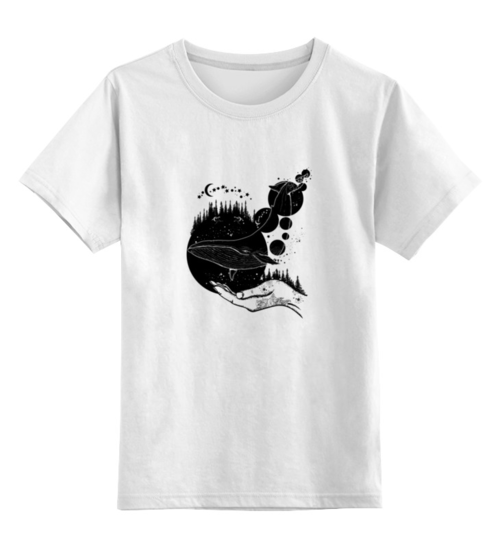 Заказать детскую футболку в Москве. Детская футболка классическая унисекс природа от THE_NISE  - готовые дизайны и нанесение принтов.