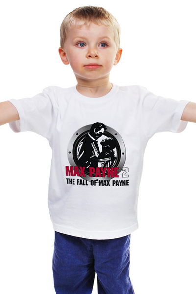 Заказать детскую футболку в Москве. Детская футболка классическая унисекс Max Payne от THE_NISE  - готовые дизайны и нанесение принтов.