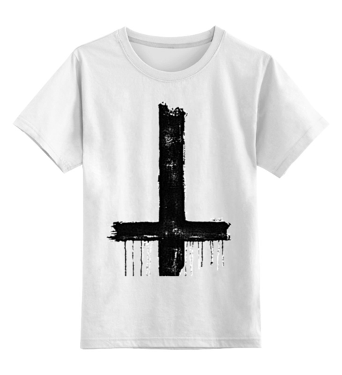 Заказать детскую футболку в Москве. Детская футболка классическая унисекс Крест от rossoneri - готовые дизайны и нанесение принтов.