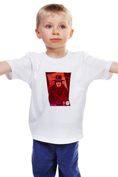 Заказать детскую футболку в Москве. Детская футболка классическая унисекс Вендета  от ПРИНТЫ ПЕЧАТЬ  - готовые дизайны и нанесение принтов.