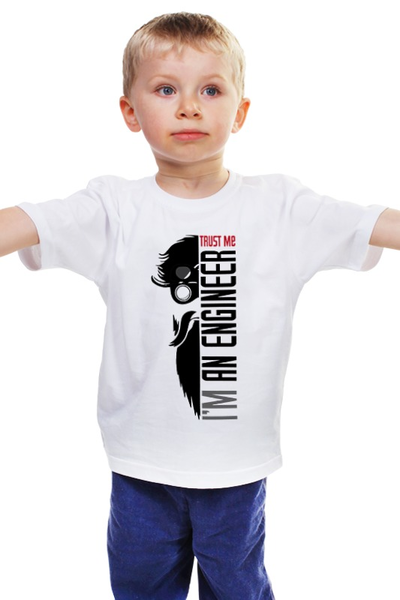 Заказать детскую футболку в Москве. Детская футболка классическая унисекс trust me от Мила Ярусова - готовые дизайны и нанесение принтов.