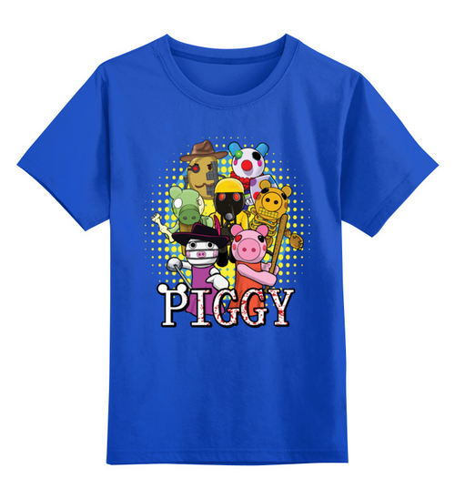Заказать детскую футболку в Москве. Детская футболка классическая унисекс Piggy от PrintGamer  - готовые дизайны и нанесение принтов.