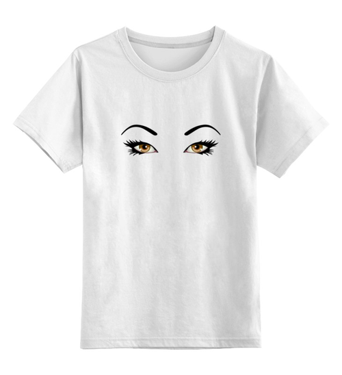 Заказать детскую футболку в Москве. Детская футболка классическая унисекс Глаза 2 от Виктор Гришин - готовые дизайны и нанесение принтов.