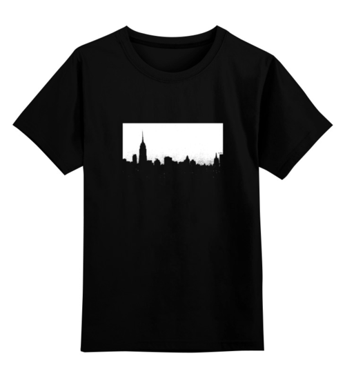 Заказать детскую футболку в Москве. Детская футболка классическая унисекс Город от InTo - готовые дизайны и нанесение принтов.