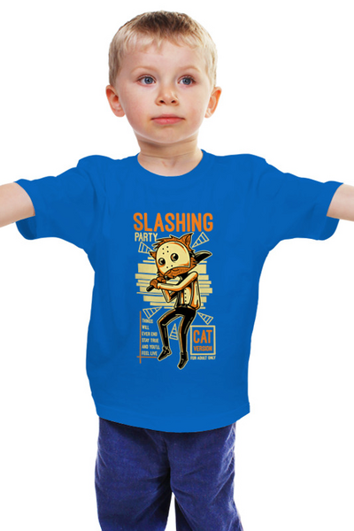 Заказать детскую футболку в Москве. Детская футболка классическая унисекс ✱ SLASHING ✱ от balden - готовые дизайны и нанесение принтов.