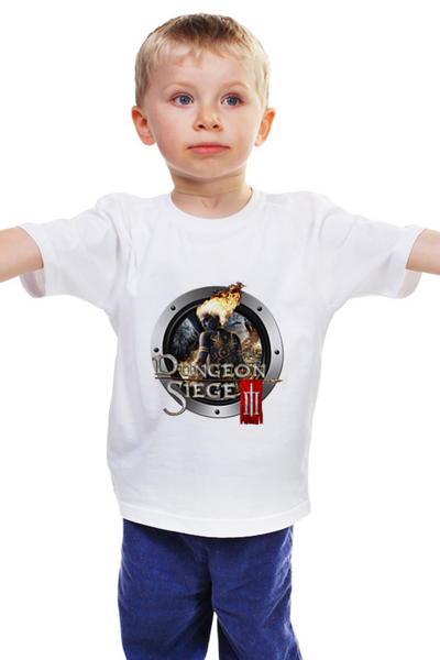 Заказать детскую футболку в Москве. Детская футболка классическая унисекс Dungeon Siege от THE_NISE  - готовые дизайны и нанесение принтов.