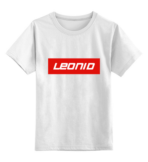 Заказать детскую футболку в Москве. Детская футболка классическая унисекс Leonid от THE_NISE  - готовые дизайны и нанесение принтов.