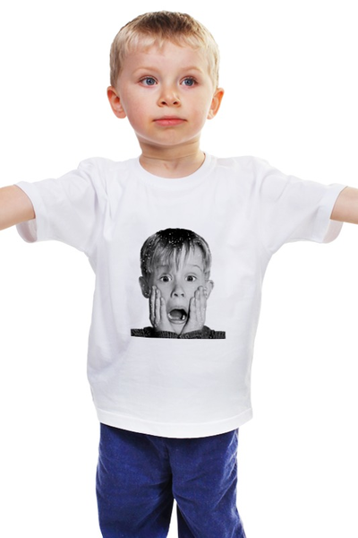 Заказать детскую футболку в Москве. Детская футболка классическая унисекс ОДИН ДОМА от Design Ministry - готовые дизайны и нанесение принтов.