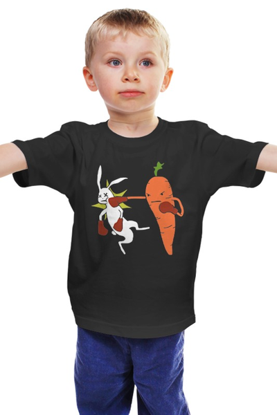 Заказать детскую футболку в Москве. Детская футболка классическая унисекс Нокаут от printik - готовые дизайны и нанесение принтов.