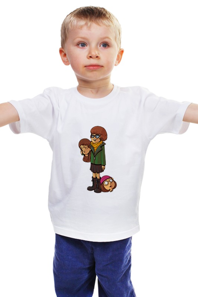 Заказать детскую футболку в Москве. Детская футболка классическая унисекс Велма от YellowCloverShop - готовые дизайны и нанесение принтов.